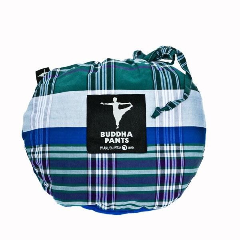 Original Buddha Pants in Green Plaid, XXS, NWOT